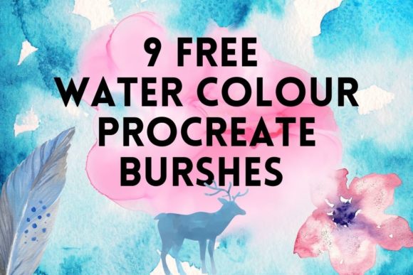 Download 9 Procreate Watercolor Brush Sets - Procreate watercolor Collection