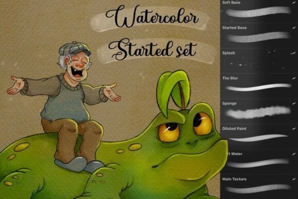 Download Procreate Watercolor Brushes - Procreate watercolor Collection