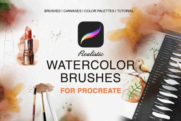 Download Realistic Procreate Watercolor Brush - Procreate watercolor Collection