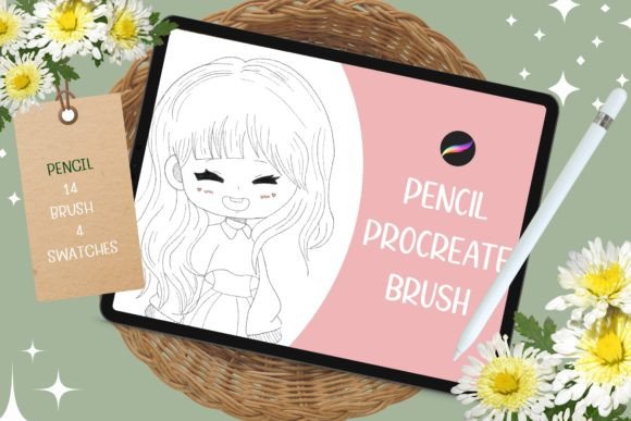 Download 14 Pencil Procreate Brushes 4 Swatches - Pencil procreate Collection