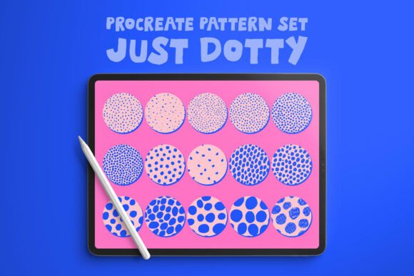 Download Just Dotty Procreate Pattern Brush Set - Procreate pattern brush set Collection